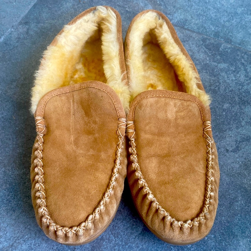 Men's Cozy Tan L.L. Bean Slippers